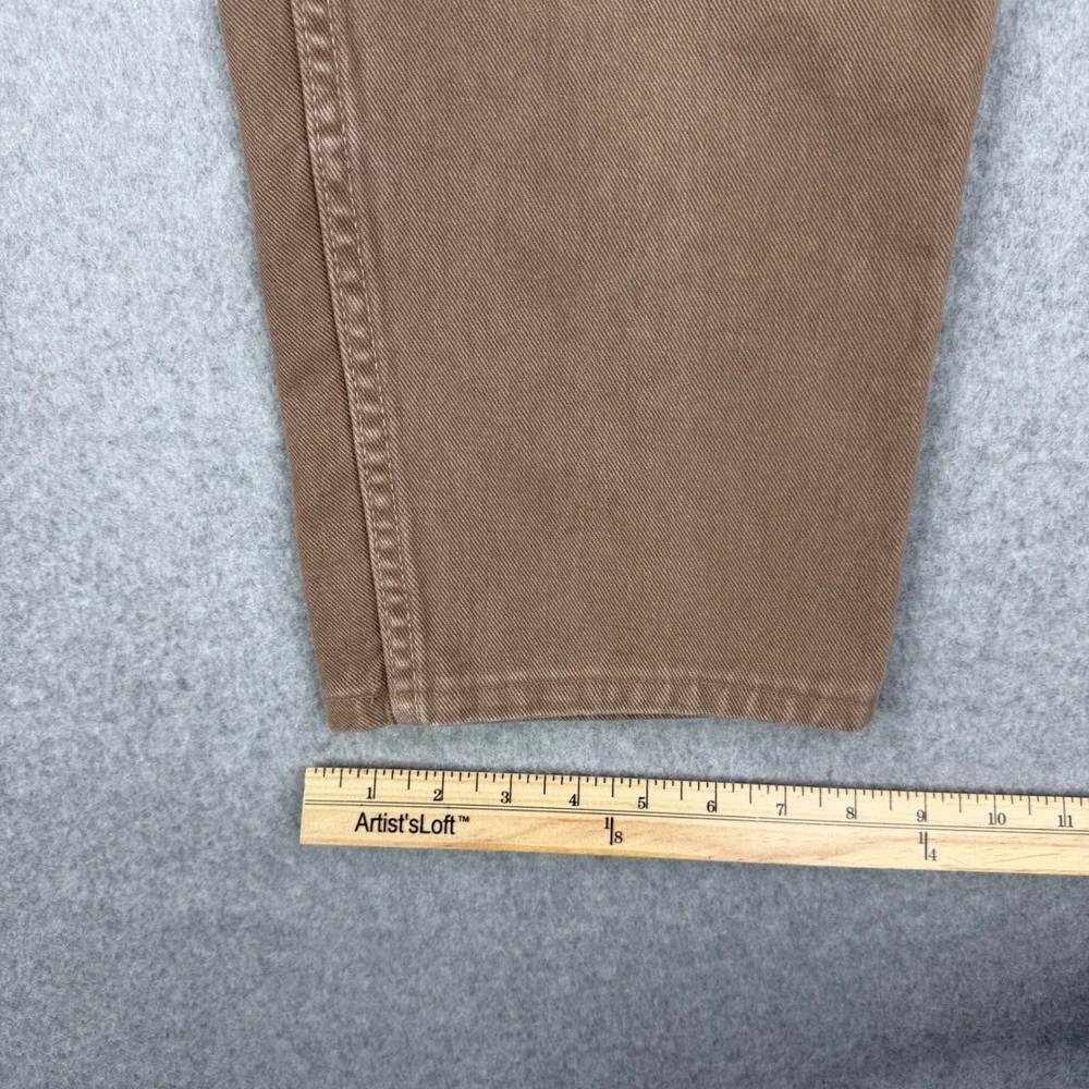 Vintage‎ Levis 545 Jeans Mens 36x27 Brown Loose Fit Faded 90s Denim Made in USA